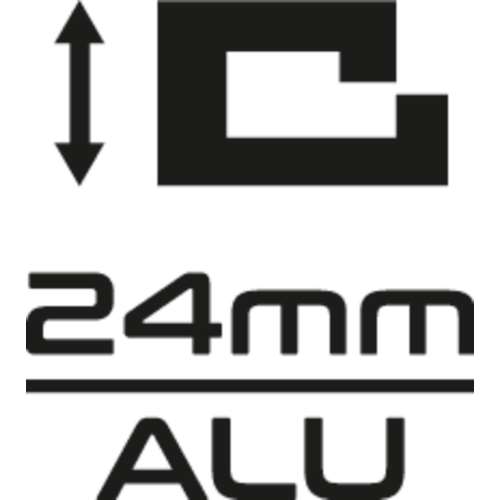 24 mm Aluminiu