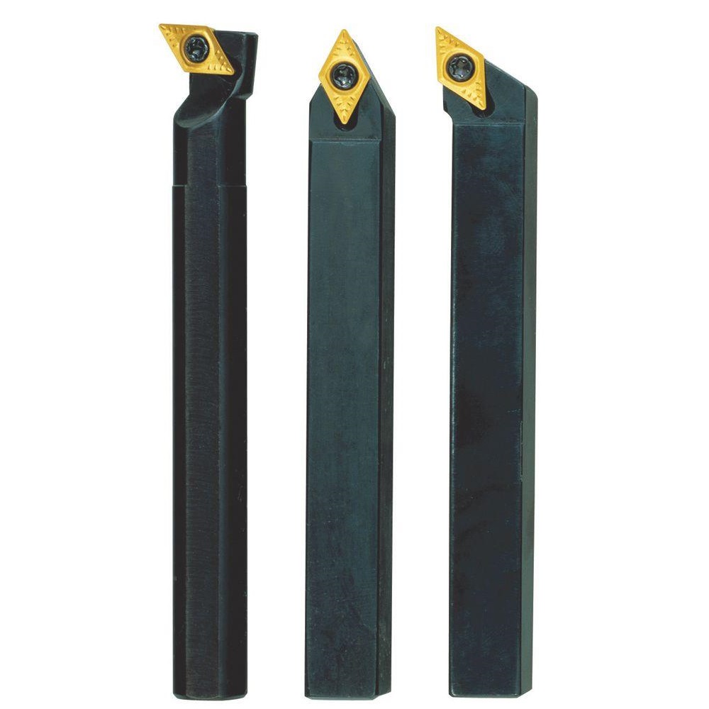 Set de 3 cutite strung cu placute amovibile, Proxxon 24555, 8x8x90